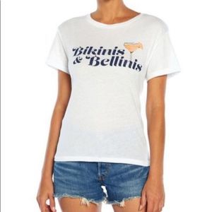 Wildfox Bikinis & Bellinis Keke tee, M NWT